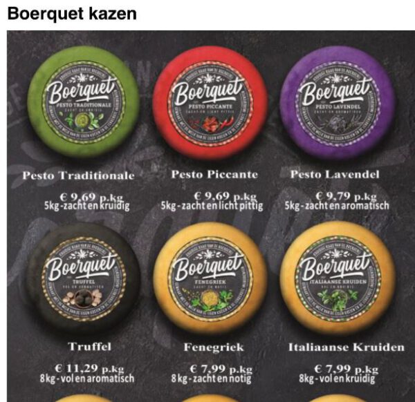 Horeca kaas krat vacuüm 13 kg